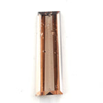 brown color elegant brilliant baguette diamond engagement rings