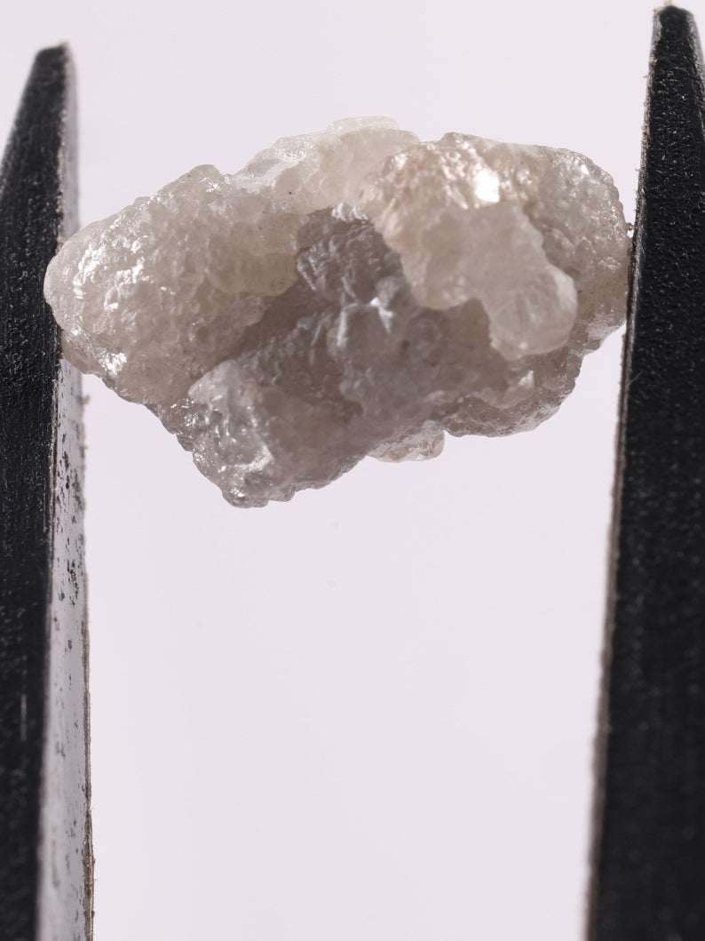 3.33 Ct Rare Natural Earth Mine White Grey Rough Diamond