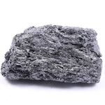 Round black moissanite loose stone with high polish and deep black color