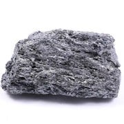 Round black moissanite loose stone with high polish and deep black color