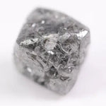 natural rough diamond showing diamond cleavage and raw diamond appearance grey rough diamond 