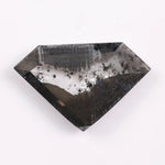  2.44 Ct white and black pentagon cut lab grown diamond loose stone with sharp geometric facets