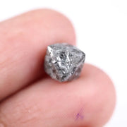 natural rough diamond showing diamond cleavage and raw diamond appearance grey rough diamond 