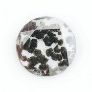 High-quality lab-grown diamond featuring a stunning black and white patterned design, symbolizing eco-friendly elegance and sustainable luxury.