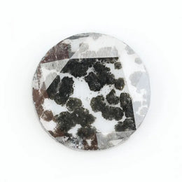 High-quality lab-grown diamond featuring a stunning black and white patterned design, symbolizing eco-friendly elegance and sustainable luxury.