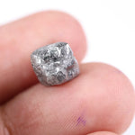 natural rough diamond showing diamond cleavage and raw diamond appearance grey rough diamond 