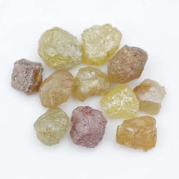 yellow brown and orange colour sell rough diamonds online rough uncut diamonds