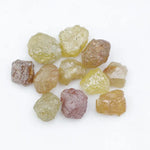 yellow brown and orange colour sell rough diamonds online rough uncut diamonds