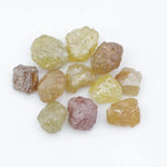 yellow brown and orange colour sell rough diamonds online rough uncut diamonds