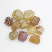 yellow brown and orange colour sell rough diamonds online rough uncut diamonds