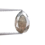 1.10 Ct rare brown pear cut natural diamond with rich earthy color and elegant teardrop shape for exclusive luxury jewelry