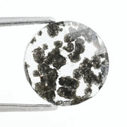 High-quality lab-grown diamond featuring a stunning black and white patterned design, symbolizing eco-friendly elegance and sustainable luxury.