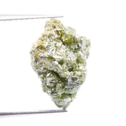 2.92 Ct earth-mined green rough diamond loose uncut rustic diamond for custom jewelry.