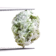 2.92 Ct earth-mined green rough diamond loose uncut rustic diamond for custom jewelry.