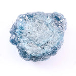 2.18 Ct natural rough blue diamond, loose uncut irregular shape conflict-free earth-mined diamond for jewelry making.