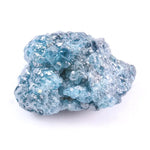 2.56 Ct uncut natural blue rough diamond, loose irregular shape conflict-free earth-mined diamond for custom jewelry.