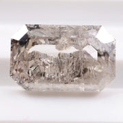 2.90 Ct emerald cut lab grown brown diamond, fancy loose diamond with elegant facets for handmade ring and custom jewelry designs