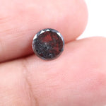 fancy 1.38 Ct round cut black and white lab grown diamond for custom ring design
