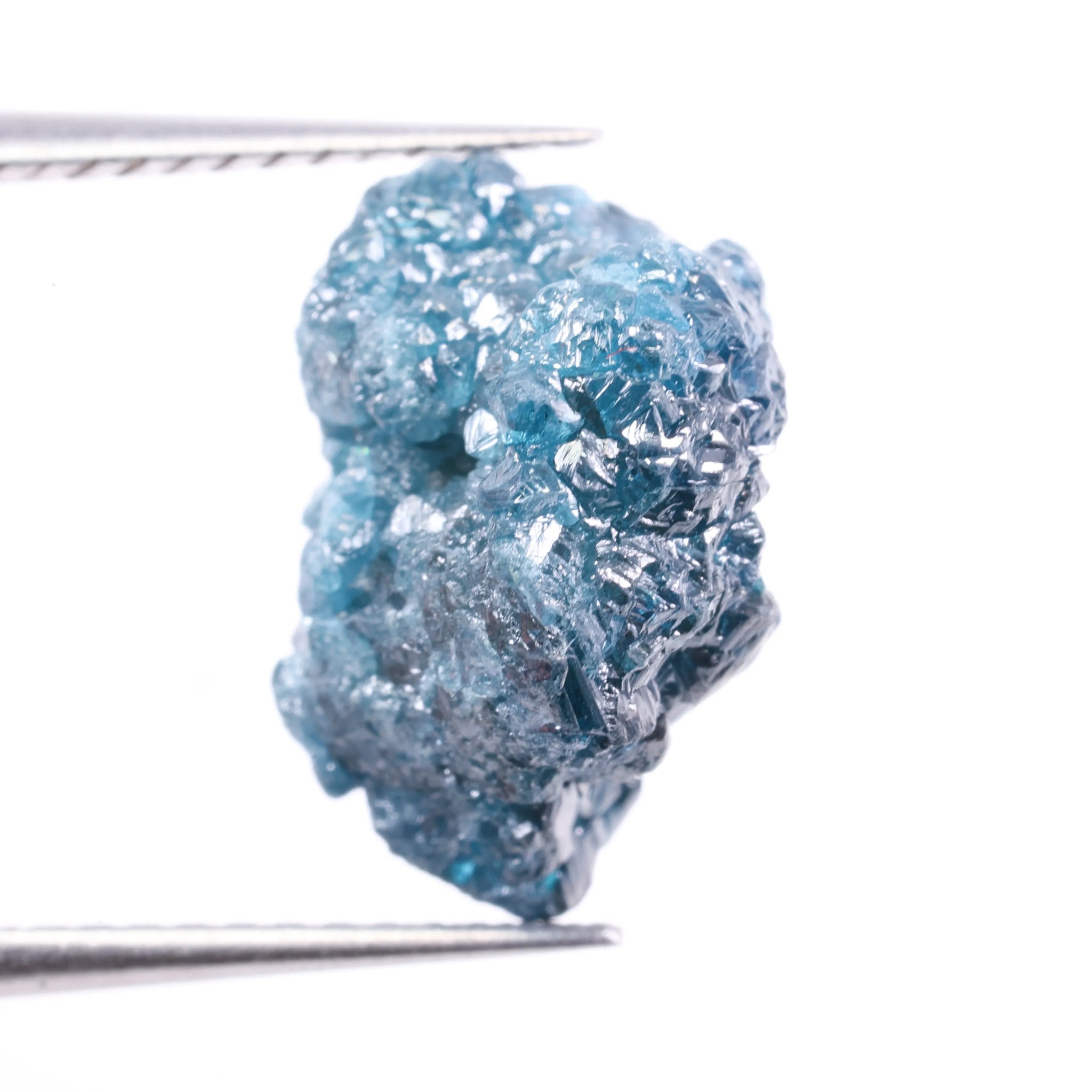 3.07Ct Rare Natural Blue Rough Diamond Loose Uncut Diamond Irregular Shape Raw Eath Mined Stone Conflict-Free Loose Diamond for Jewelry