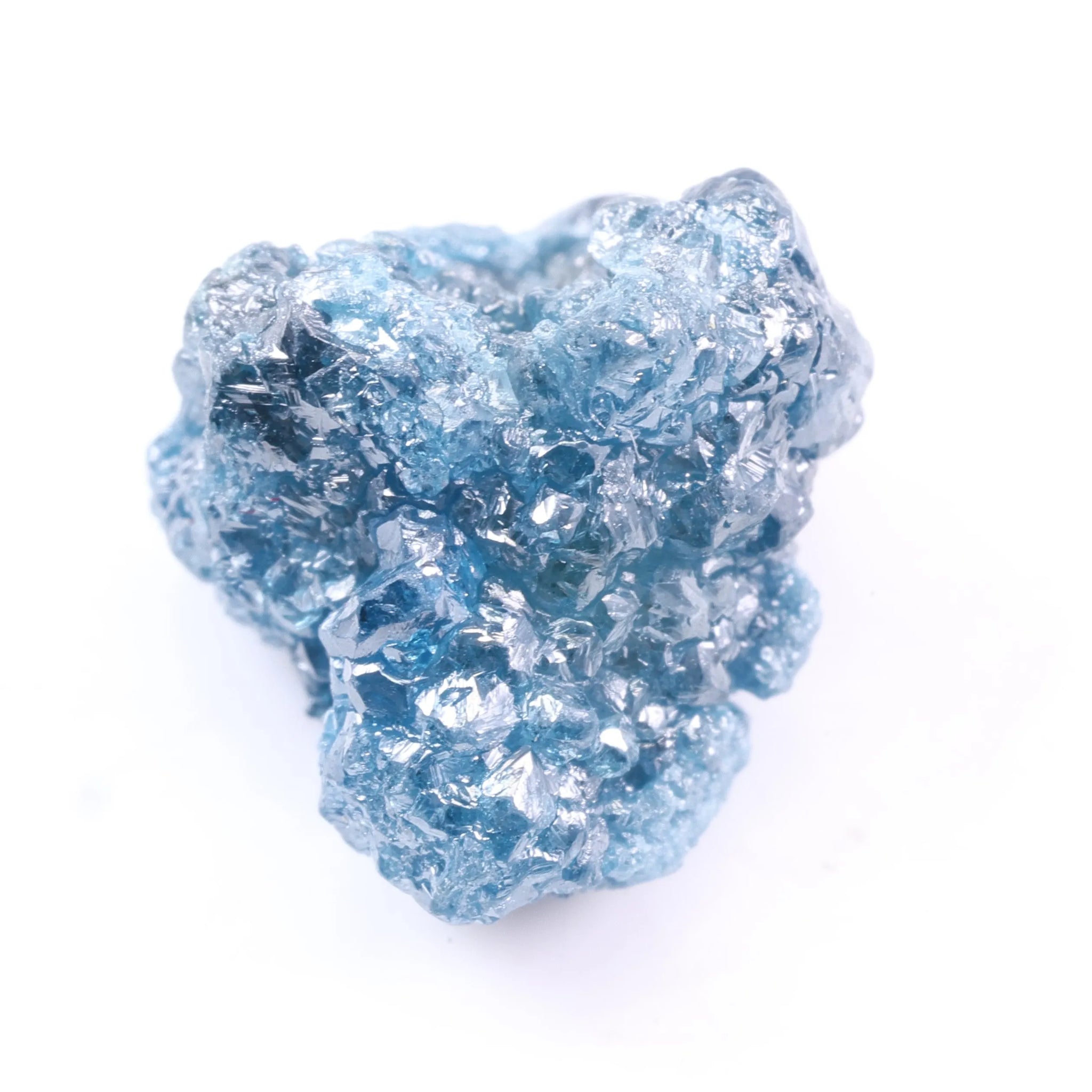3.21Ct Blue Rough Diamond Natural Uncut Raw Diamond Unique Conflict Free Rare Diamond For Birthday Gift