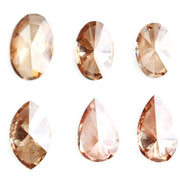 Rare mix shape lab grown diamond lot featuring fancy brown lab grown diamonds, ethical loose diamonds for fine jewelry making, engagement rings, pendants, earrings and custom luxury jewelry designs.