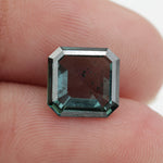 blue color sparkling diamond rings round style