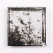 1.35 Ct black and white square cut lab grown diamond, fancy loose diamond with unique contrast sparkle for custom jewelry and rings