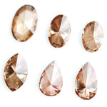 Rare mix shape lab grown diamond lot featuring fancy brown lab grown diamonds, ethical loose diamonds for fine jewelry making, engagement rings, pendants, earrings and custom luxury jewelry designs.
