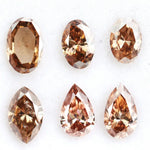 Rare mix shape lab grown diamond lot featuring fancy brown lab grown diamonds, ethical loose diamonds for fine jewelry making, engagement rings, pendants, earrings and custom luxury jewelry designs.