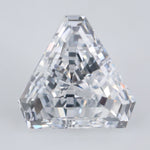 white colour lab grown Trillion diamonds white diamond