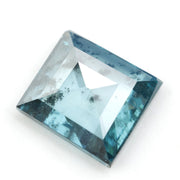 blue color beautiful diamond rings square design