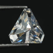 white colour lab grown Trillion diamonds white diamond