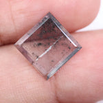 1.35 Ct black and white square cut lab grown diamond, fancy loose diamond with unique contrast sparkle for custom jewelry and rings