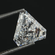 white colour lab grown Trillion diamonds white diamond