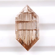 3.08 Ct brown & white hexagon cut lab grown diamond loose stone with bold geometric facets and rich warm sparkle for custom jewelry design