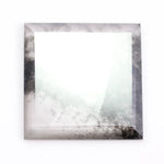 3.34 Ct black and white square cut lab grown diamond with strong contrast sparkle for custom jewelry and engagement rings