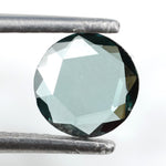 blue color elegant engagement rings diamond round