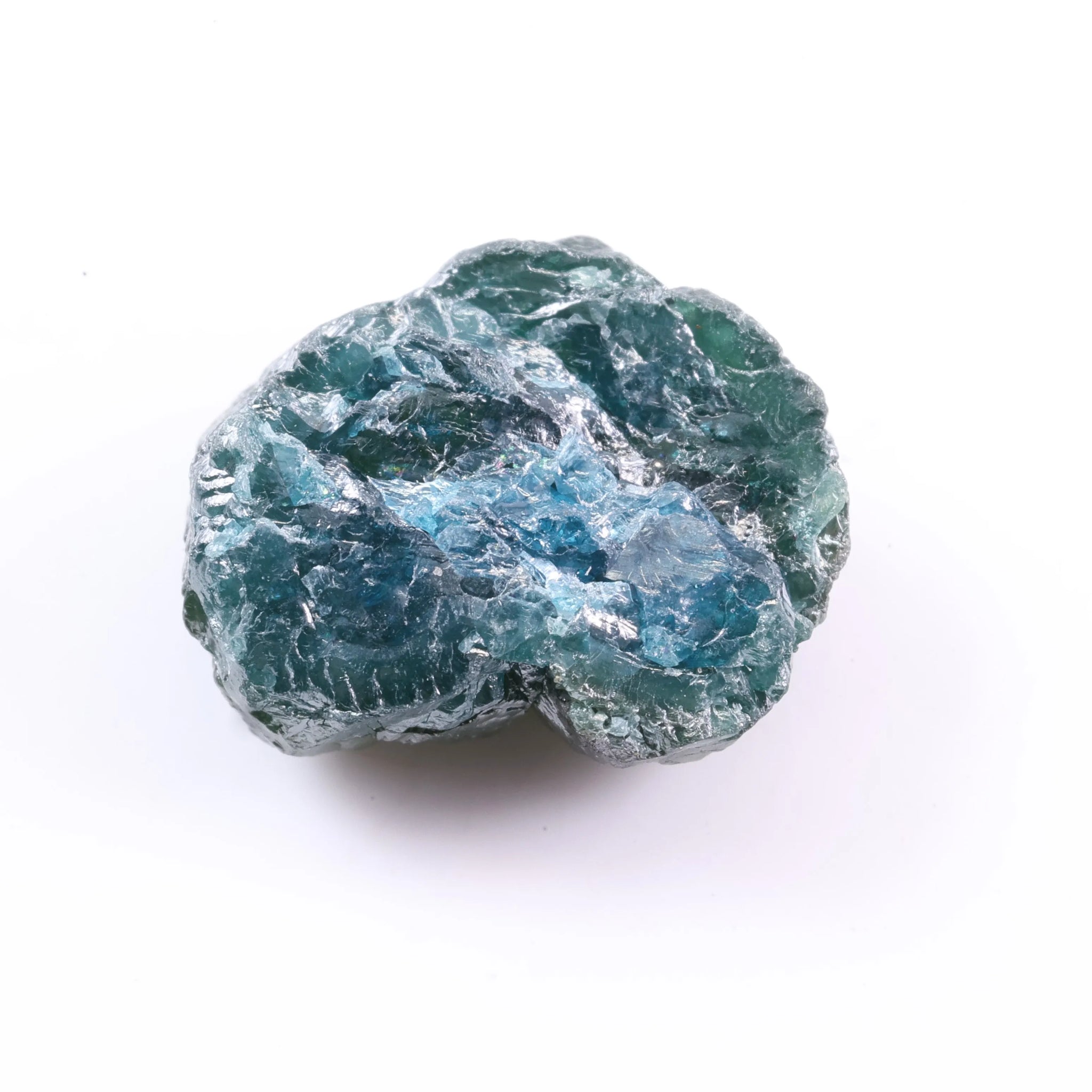 2.97Ct Natural Blue Rough Diamond, Untreated Raw Loose Stone, Earth Mined Conflict-Free Crystal, Uncut Diamond for Engagement Ring