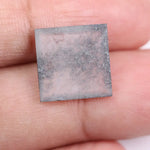 3.34 Ct black and white square cut lab grown diamond with strong contrast sparkle for custom jewelry and engagement rings
