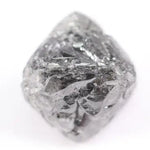raw uncut diamond engagement ring with rough natural diamond appearance grey rough diamond 