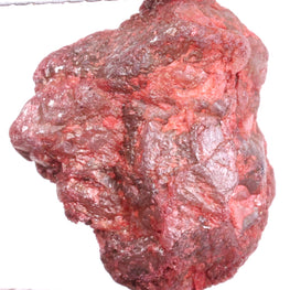 light Red diamond rock on a white background