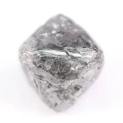 raw uncut diamond engagement ring with rough natural diamond appearance grey rough diamond 