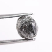 raw uncut diamond engagement ring with rough natural diamond appearance grey rough diamond 