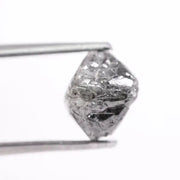 raw uncut diamond engagement ring with rough natural diamond appearance grey rough diamond 
