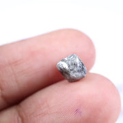 raw uncut diamond engagement ring with rough natural diamond appearance grey rough diamond 