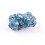 1.97 Ct irregular shape natural blue rough diamond, loose uncut conflict-free earth-mined diamond for custom jewelry making.