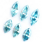 Fancy blue marquise lab grown diamond loose stone for jewelry making, ideal for engagement rings, pendants, earrings and custom fine jewelry design.