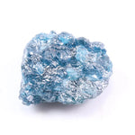 2.68 Ct raw blue uncut rough diamond, natural loose conflict-free earth-mined diamond for custom jewelry making.