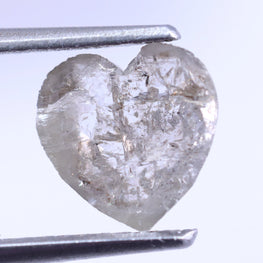 0.88 CT Loose Heart Cut Earth Mined Natural Diamond ( 7.42*7.12*1.70 )