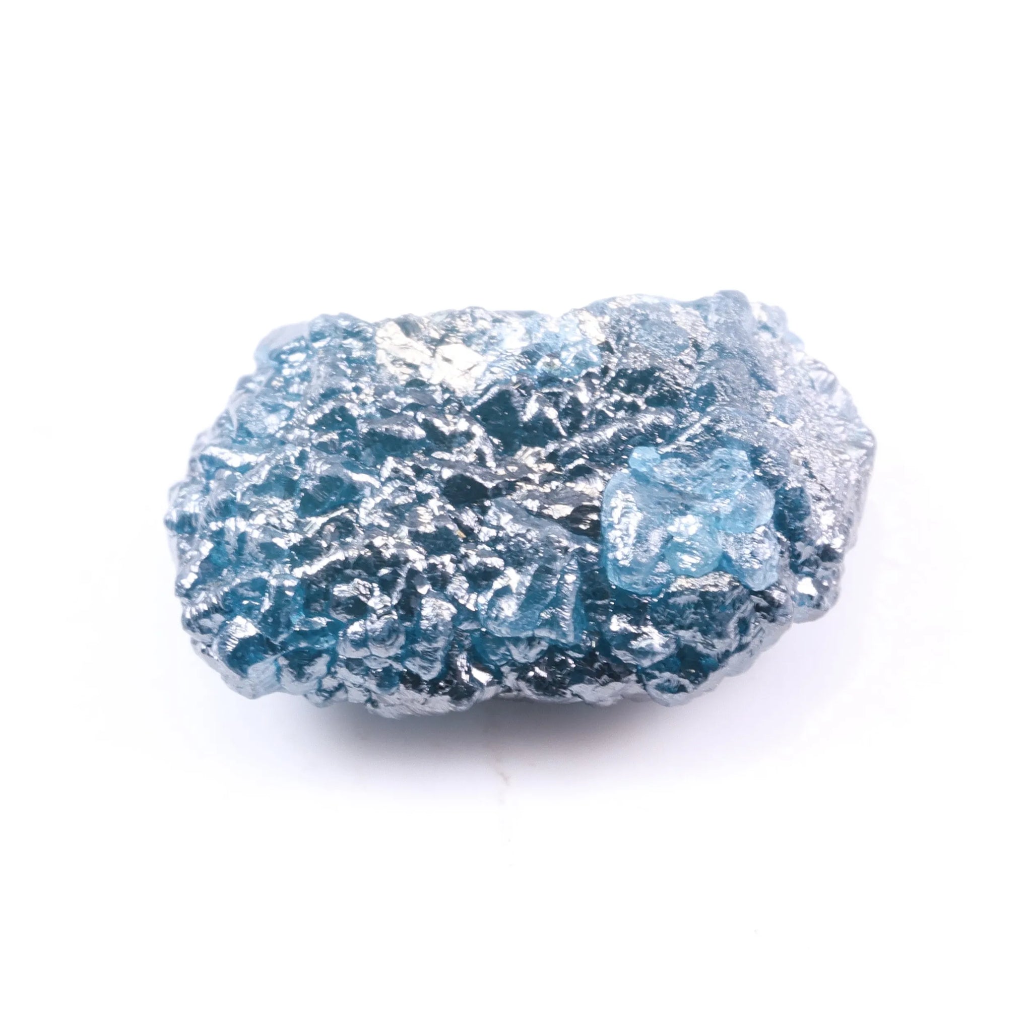 3.67Ct Natural Loose Rough Diamond, Blue Rough Uncut Diamond, Raw Diamond For Wedding Jewelry, Gifts For Women
